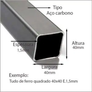 Tubo De Ferro Tubo De Ferro Quadrado