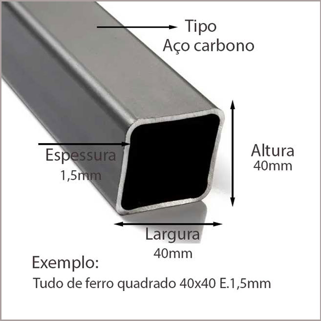 Tubo De Ferro Galvanizado Tubo De Ferro Quadrado