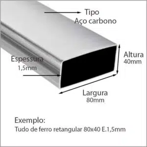 Tubo De Ferro Tubo De Ferro Retangular